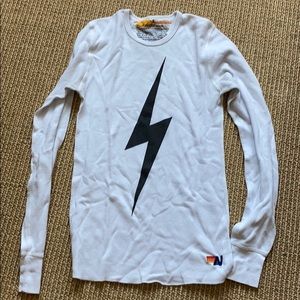Aviator nation thermal long sleeve t
